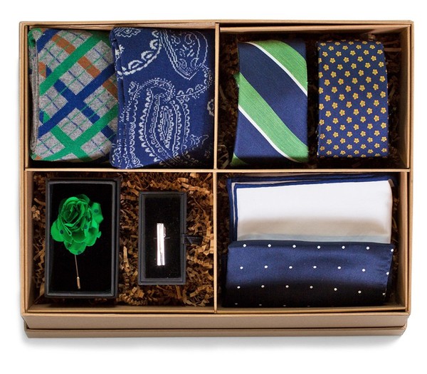 The Green And Navy Style Box Gift Set