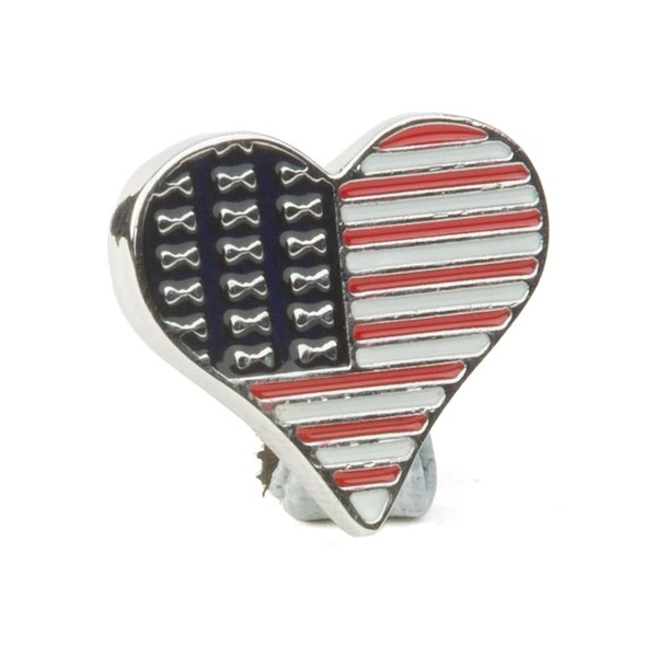 Usa Flag Pin Silver Lapel Pin