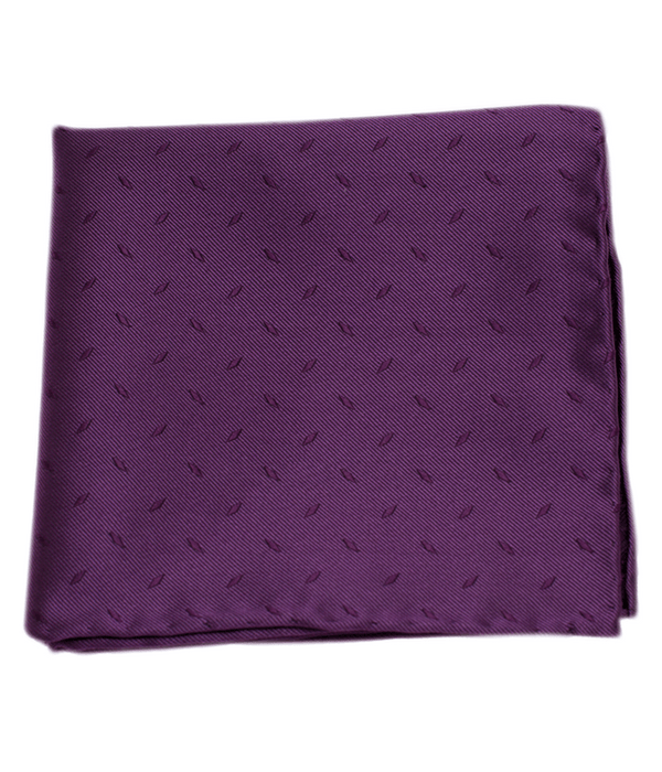 Industry Solid Plum Pocket Square