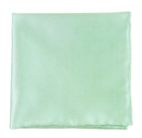 Solid Twill Spearmint Pocket Square
