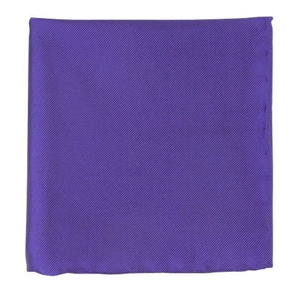 Lilac Twill Silk Pocket Square 
