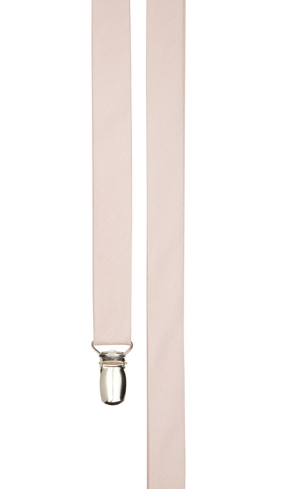 Grosgrain Solid Blush Pink Suspender