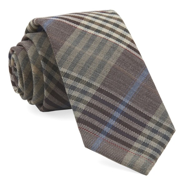 Dundee Plaid Camel Tie