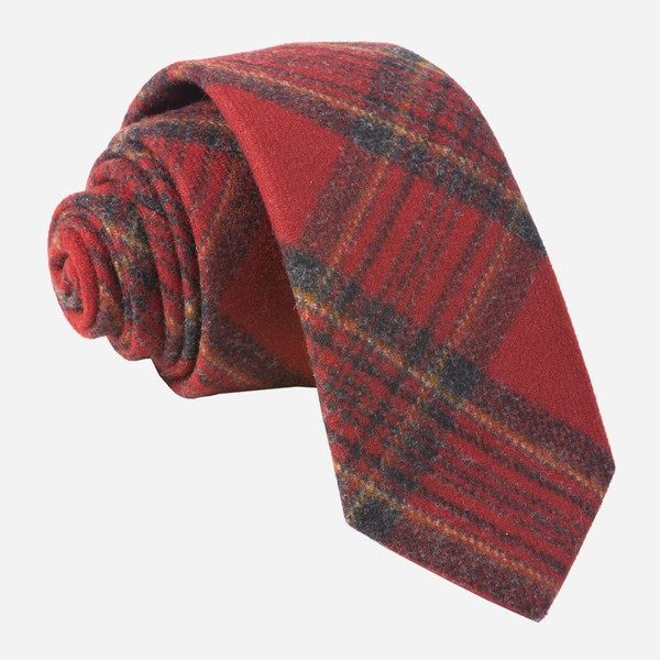Barberis Wool Natale Red Tie