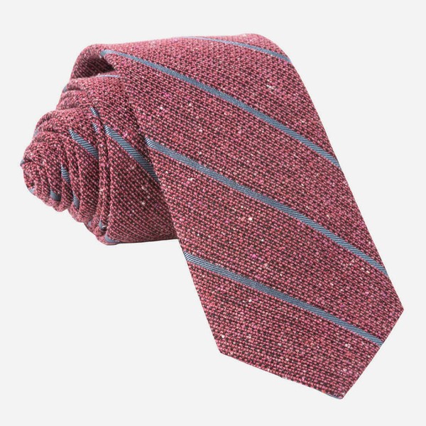 Decruise Stripe Raspberry Tie