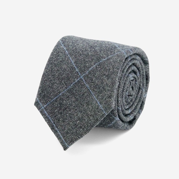Barberis Wool Tutto Charcoal Tie