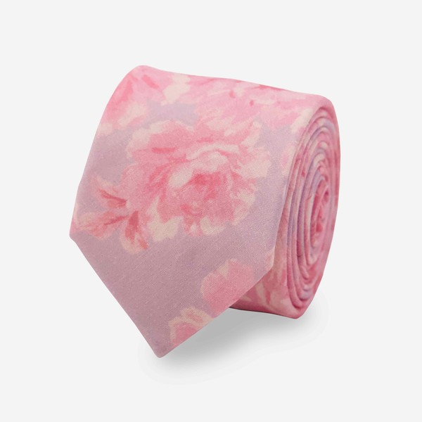 Mumu Weddings - Blushing Floral Lavender Tie