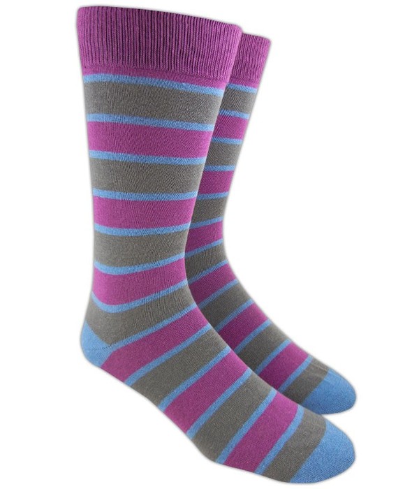 Bold Stripe Azalea Dress Socks