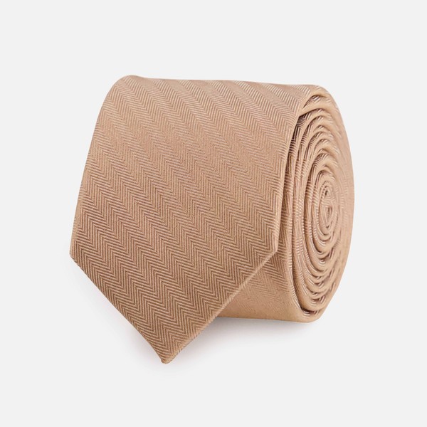 Mumu Weddings - Desert Solid Soft Beige Tie