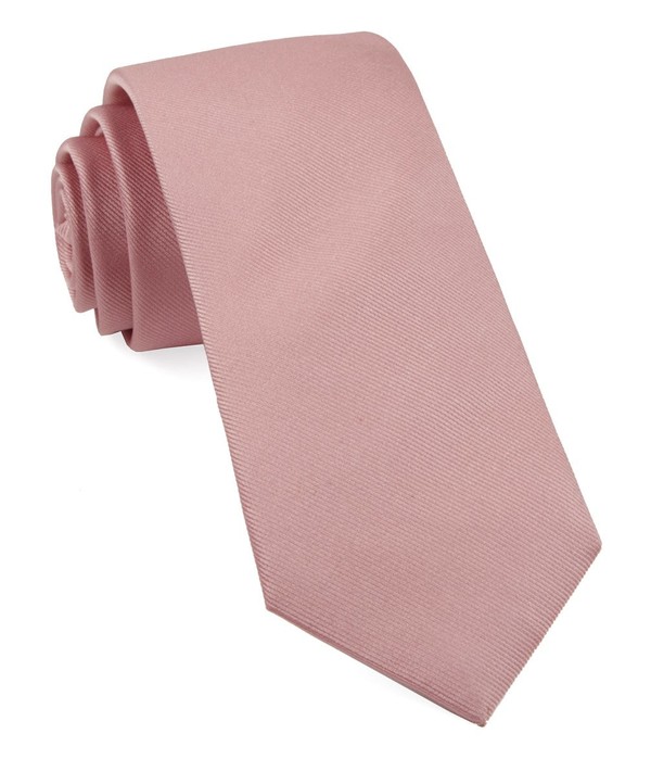 Grosgrain Solid Baby Pink Tie
