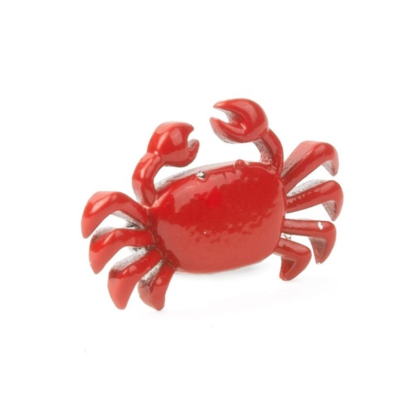 Boston Crab Silver Lapel Pin