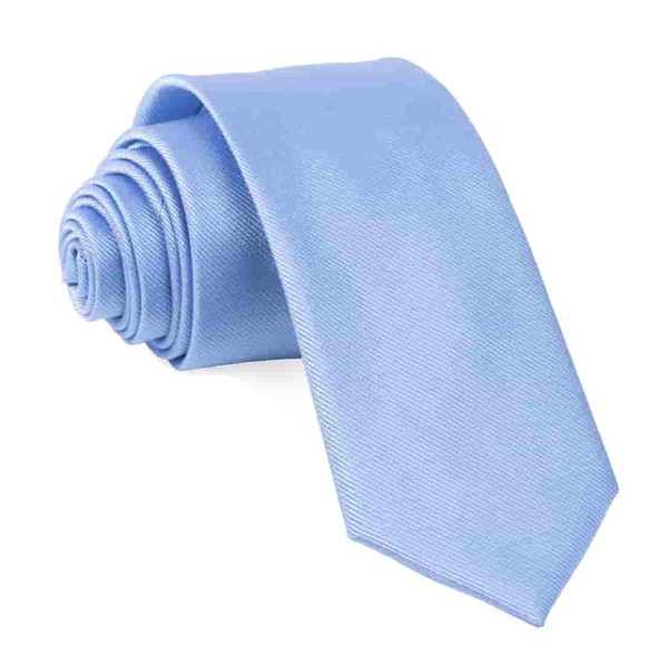 Grosgrain Solid Light Blue Tie
