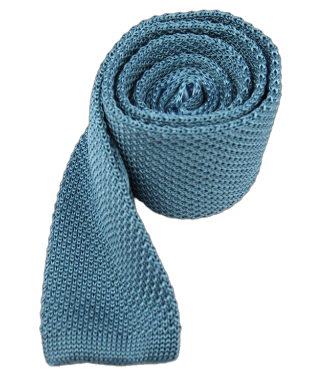 Knitted Ocean Tie | Men's Silk Knit Ties | Tie Bar