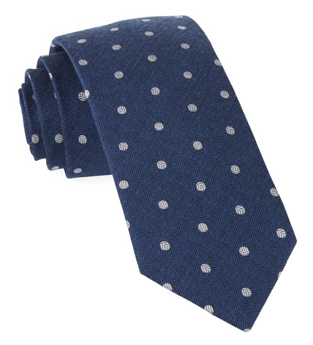 Dotted Hitch Classic Blue Tie | Tie Bar