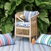 Always Greener Blue/Grey Indoor/Outdoor Decorative Pillow