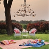 Always Greener Pink/Orange Indoor/Outdoor Decorative Pillow
