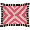 Arrows Linen Pink/Natural Embroidered Decorative Pillow