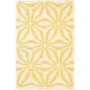 Aster Gold Hand Micro Hooked Wool Rug