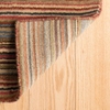 Brindle Stripe Spice Hand Loom Knotted Wool Rug