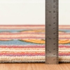 Button Multi Hand Micro Hooked Wool Rug