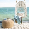 Calamus Dove White Outdoor Swing Chair