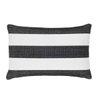 Catamaran Stripe Black/White Indoor/Outdoor Decorative Pillow