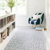 Cat's Paw Blue Hand Micro Hooked Wool Rug