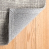 Crosshatch Dove Grey Hand Micro Hooked Wool Rug