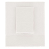 Faye Linen Dove White Sheet Set