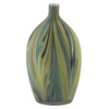 Green Wave Vases/Set Of 3