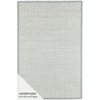 Honeycomb French Blue/Ivory Woven Wool Rug
