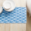 Ikat Woven French Blue Table Runner