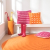 Lanyard Fuchsia Indoor/Outdoor Decorative Pillow Cover