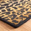 Leopard Hand Micro Hooked Wool Custom Rug