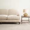 Estate Linen Natural Litchfield 3 Seater Sofa