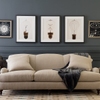 Estate Linen Pearl Grey Litchfield 3 Seater Sofa