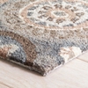Merry Go Round Neutral Hand Micro Hooked Wool Rug