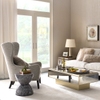 Estate Linen Pearl Grey Mirage Smoke Chair