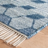 Odyssey Blue Handwoven Wool Rug