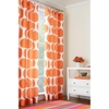 On The Spot Orange Curtain Panel
