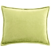 Panne Velvet Chartreuse Decorative Pillow