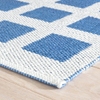 Titto French Blue Handwoven Indoor/Outdoor Rug