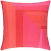Plait Patched Pink Decorative Pillow Cover