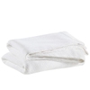 Quinn White Cotton Blanket