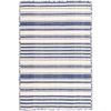 Hampshire Stripe Cobalt Handwoven Cotton Rug