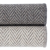 Piper Grey Woven Wool Custom Rug
