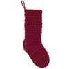 Red Wool Knit Stocking