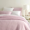 Lana Voile Pale Lilac Quilted Sham
