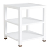 Jarin White Side Table
