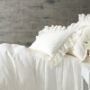 Savannah Linen Gauze Ivory Bedspread